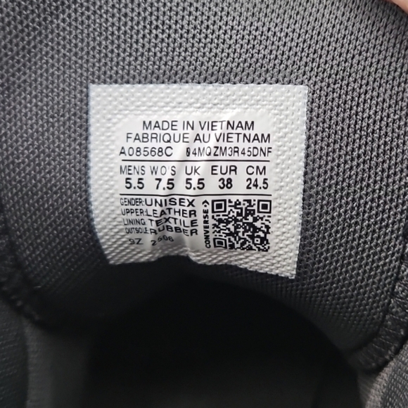 Converse Black High-Top Sneakers - Picture 9 of 9